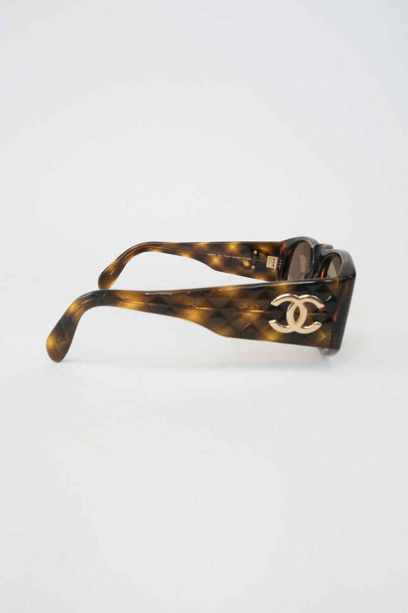 Chanel Vintage Interlocking CC Logo Sunglasses