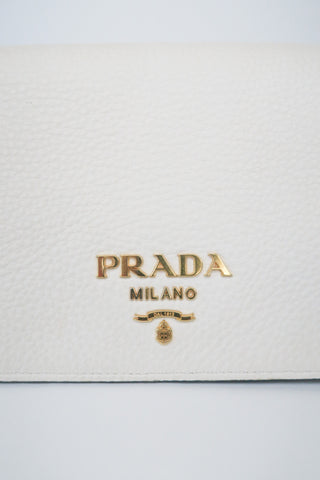 Prada Vitello Daino Accordion Crossbody Bag - Designer Handbags at The Find Luxury Resale - Vancouver, Canada