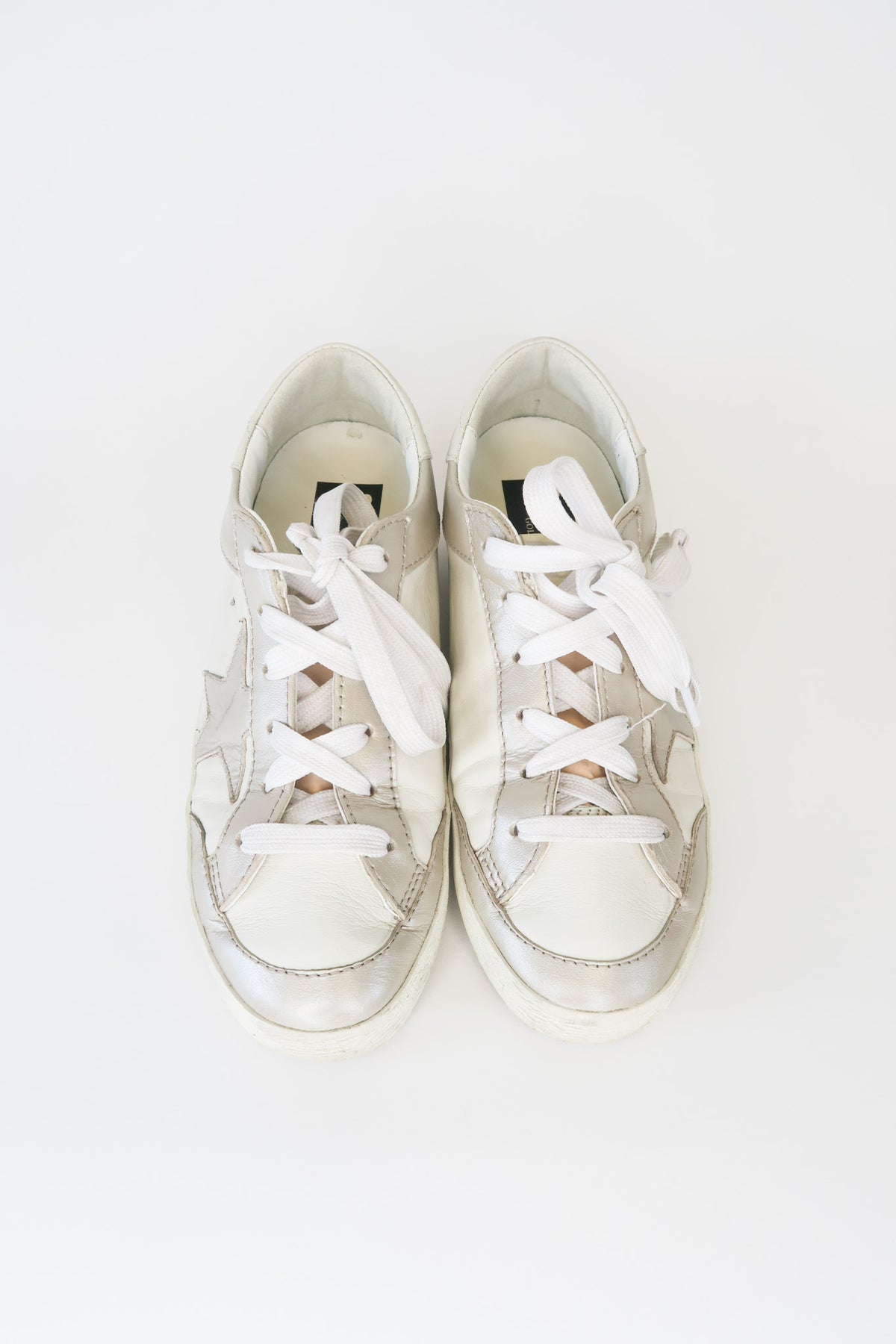 Golden Goose Distressed Accents Sneakers sz 37