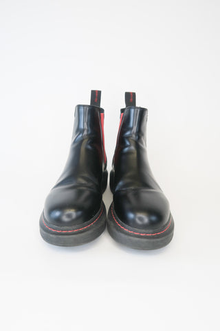 Alexander McQueen Leather Chelsea Boots sz 36.5 - Designer Boots at The Find Luxury Resale - Vancouver, Canada