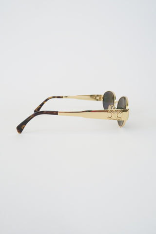 Celine Triomphe Oval Sunglasses