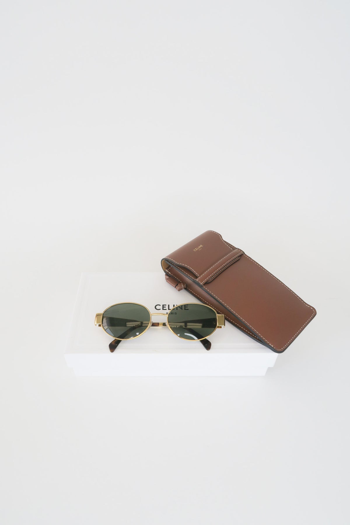 Celine Triomphe Oval Sunglasses