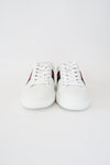 Gucci Web Accent Leather Sneakers sz 37