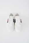 Gucci Web Accent Leather Sneakers sz 37