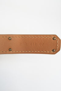 Hermès Kelly 18 mm Epsom Leather Kelly Belt