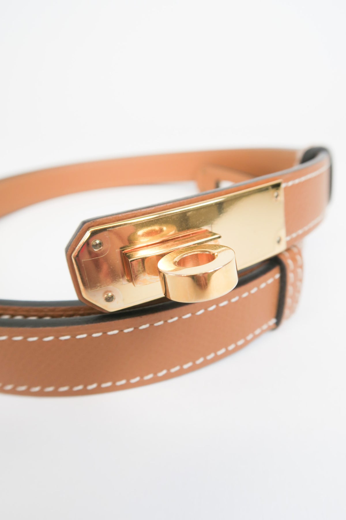 Hermès Kelly 18 mm Epsom Leather Kelly Belt