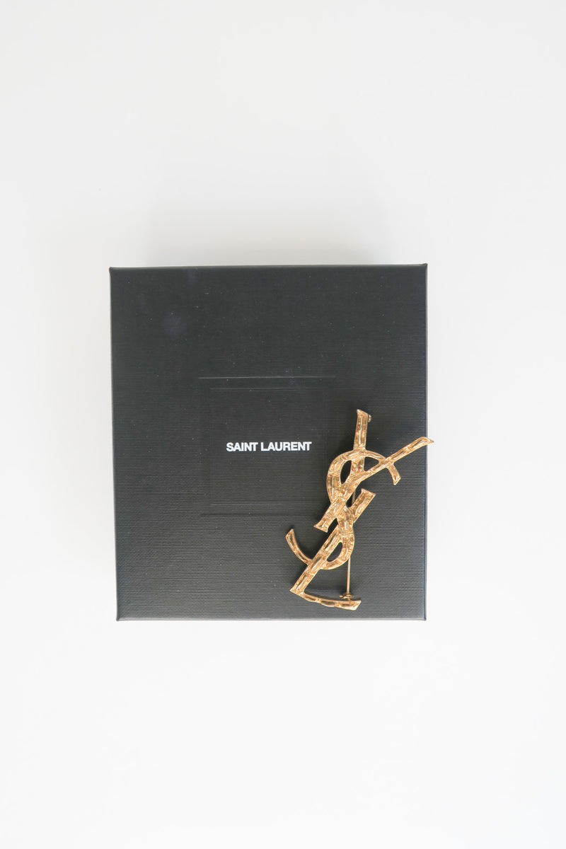 Saint Laurent Cassandre YSL Brooch