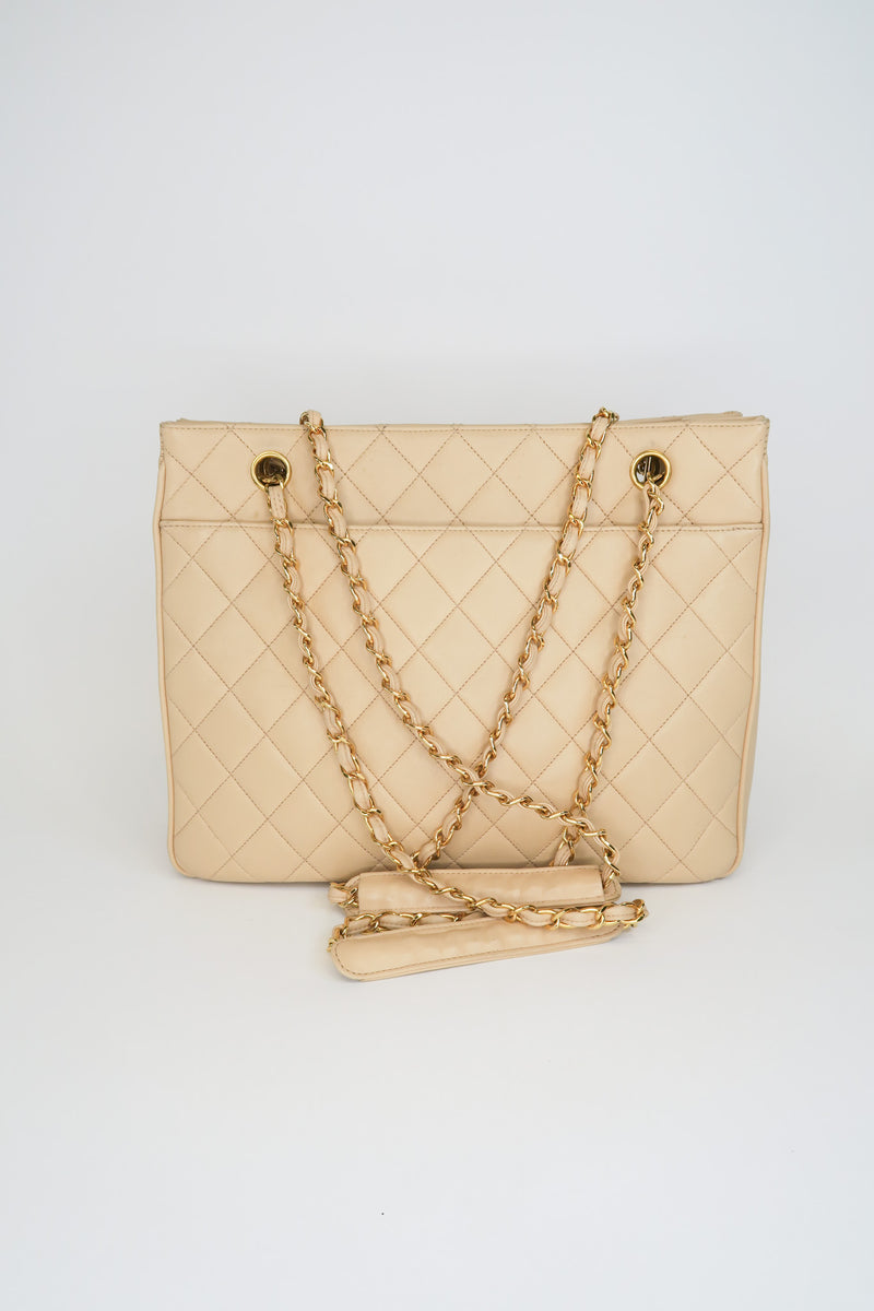 Chanel Vintage Quilted Tote