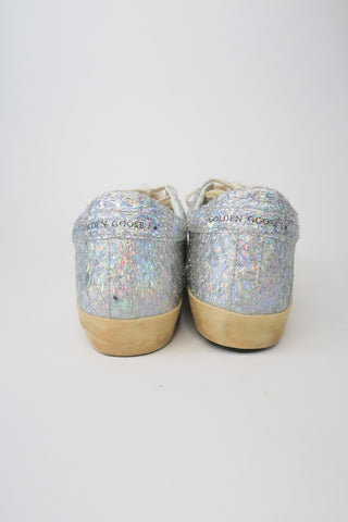 Golden Goose Glitter Accents Sneakers sz 38