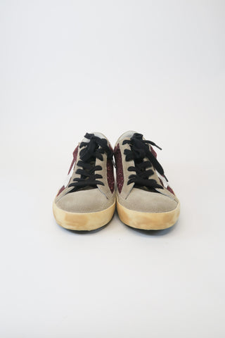 Golden Goose Glitter Accents Sneakers sz 37