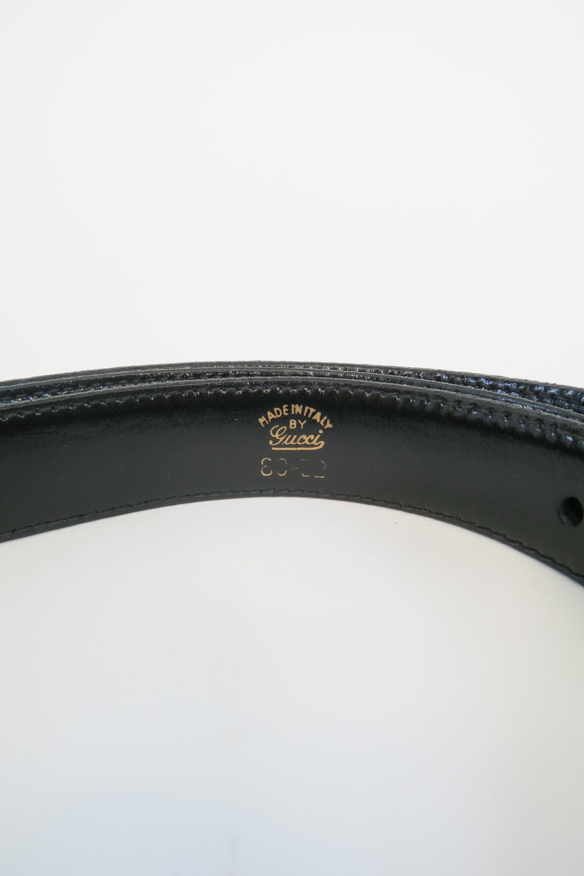 Gucci Vintage Interlocking G Logo Belt