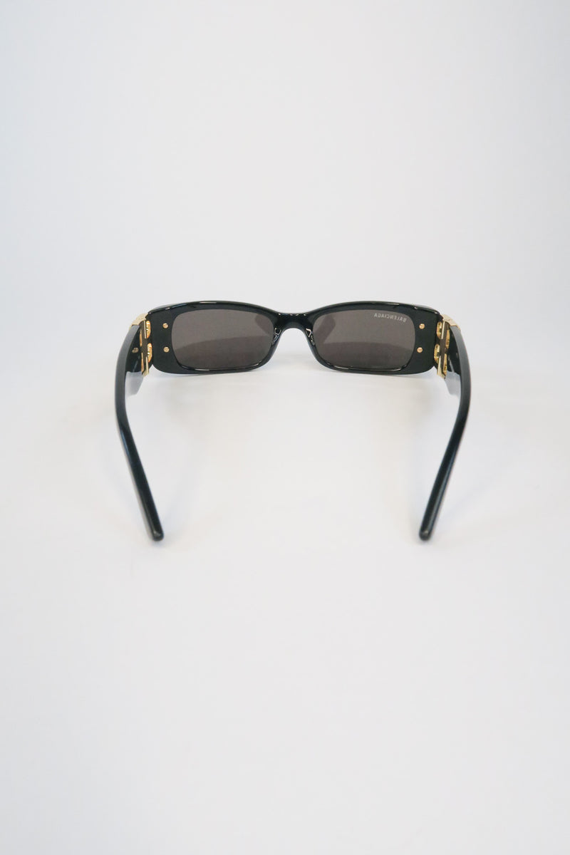 Balenciaga Square Tinted Sunglasses