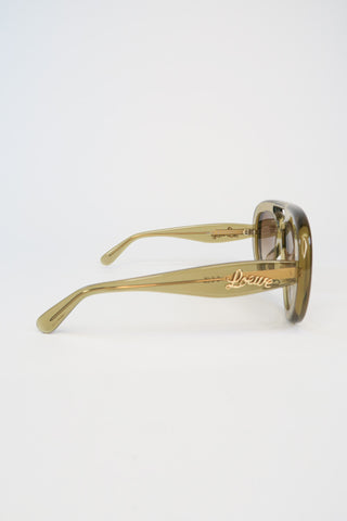 Loewe Oversize Tinted Sunglasses - Designer Sunglasses at The Find Luxury Resale - Vancouver, Canada