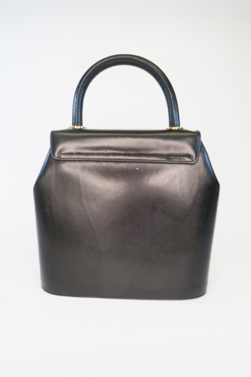 Salvatore Ferragamo Leather Top Handle Bag