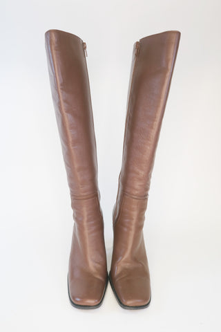 By Far Leather Boots sz 38 - Designer Boots at The Find Luxury Resale - Vancouver, Canada