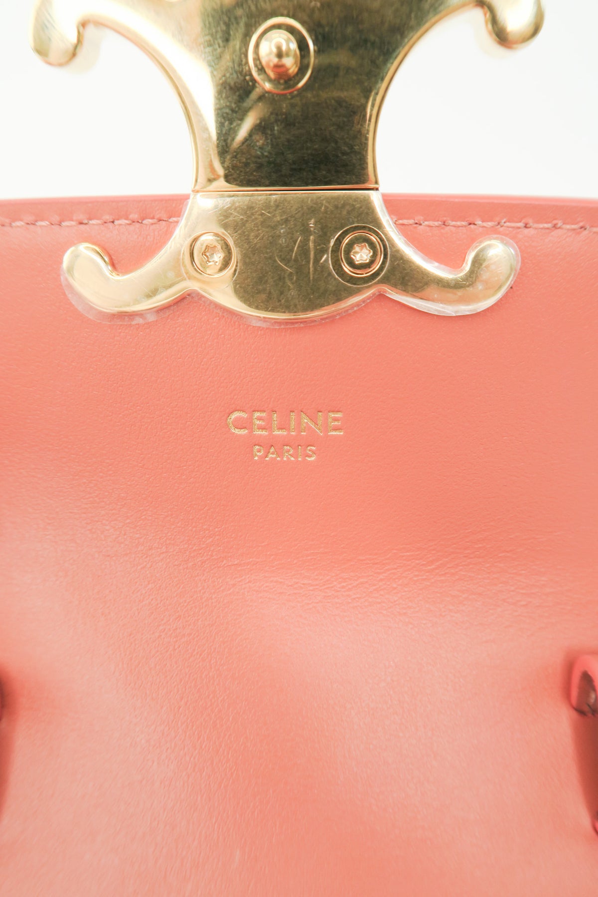 Celine Mini Leather Triomphe