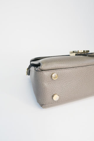 Gucci Calfskin Medium Dollar Interlocking G Shoulder Bag - Designer handbag at The Find Luxury Resale - Vancouver, Canada