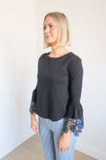 See By Chloé Long Sleeve Crew Neck Top sz XS