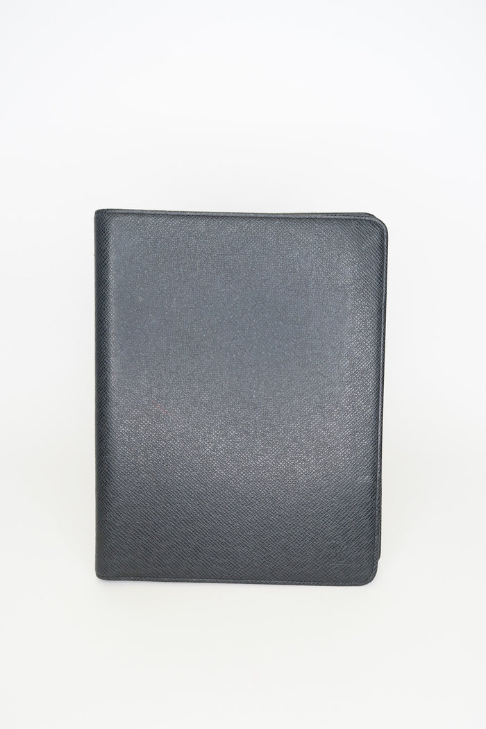 Louis Vuitton Taïga Desk Agenda Cover with Notebook