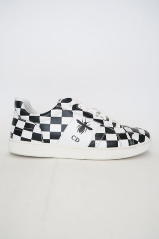 Christian Dior Leather Printed Sneakers sz 36.5 - Designer Sneakers at The Find Luxury Resale - Vancouver, Canada