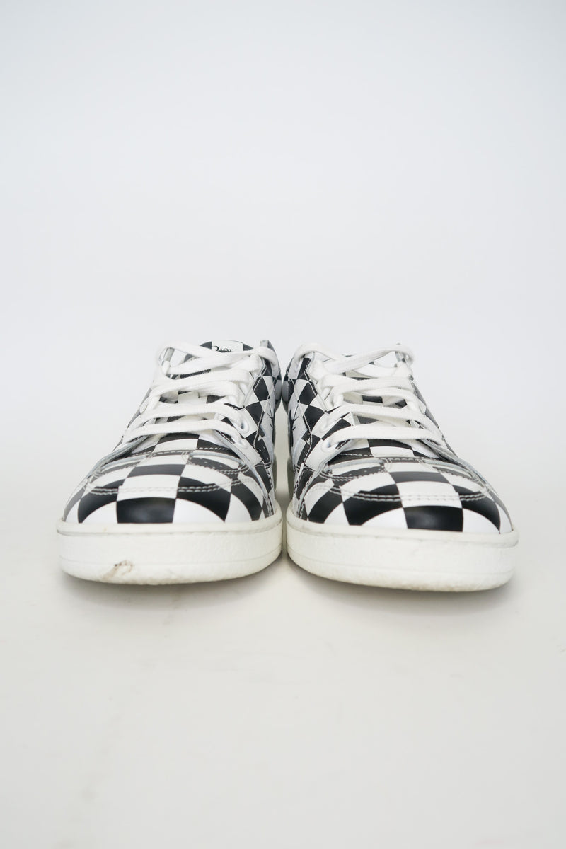 Christian Dior Leather Printed Sneakers sz 36.5
