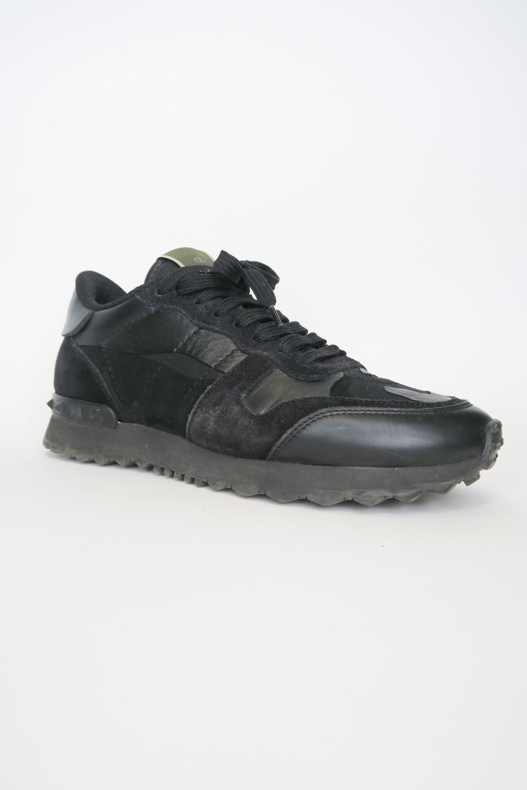 Valentino Rockstud Accent Athletic Sneakers sz 37