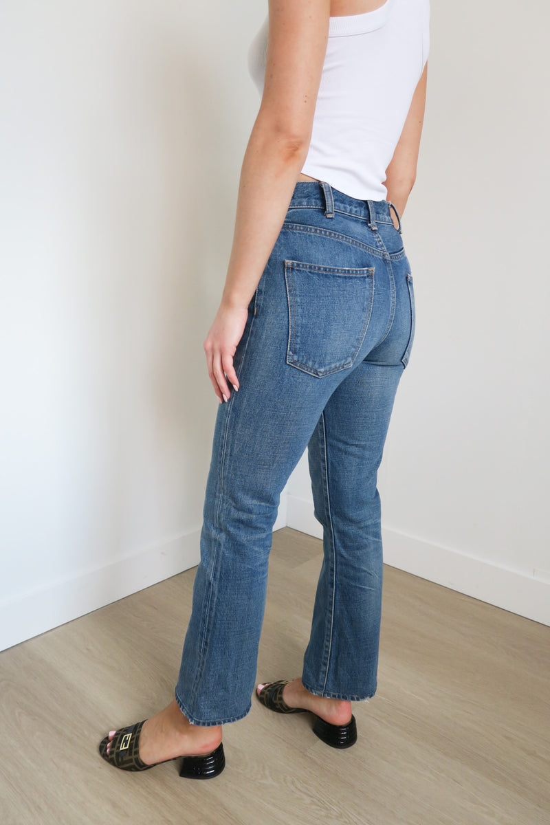 Celine Mid-Rise Flared Jeans sz 27