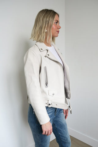 Acne Studios Lamb Leather Biker Jacket sz 36 - Designer Jackets at The Find Luxury Resale - Vancouver, Canada