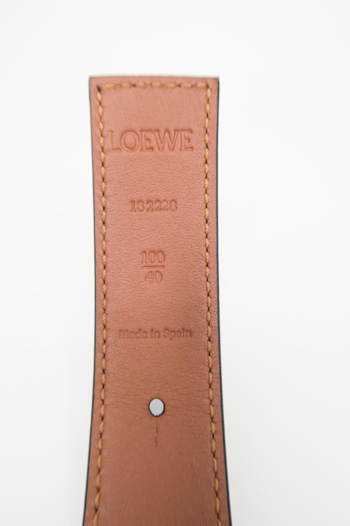 Loewe Anagram Leather Belt