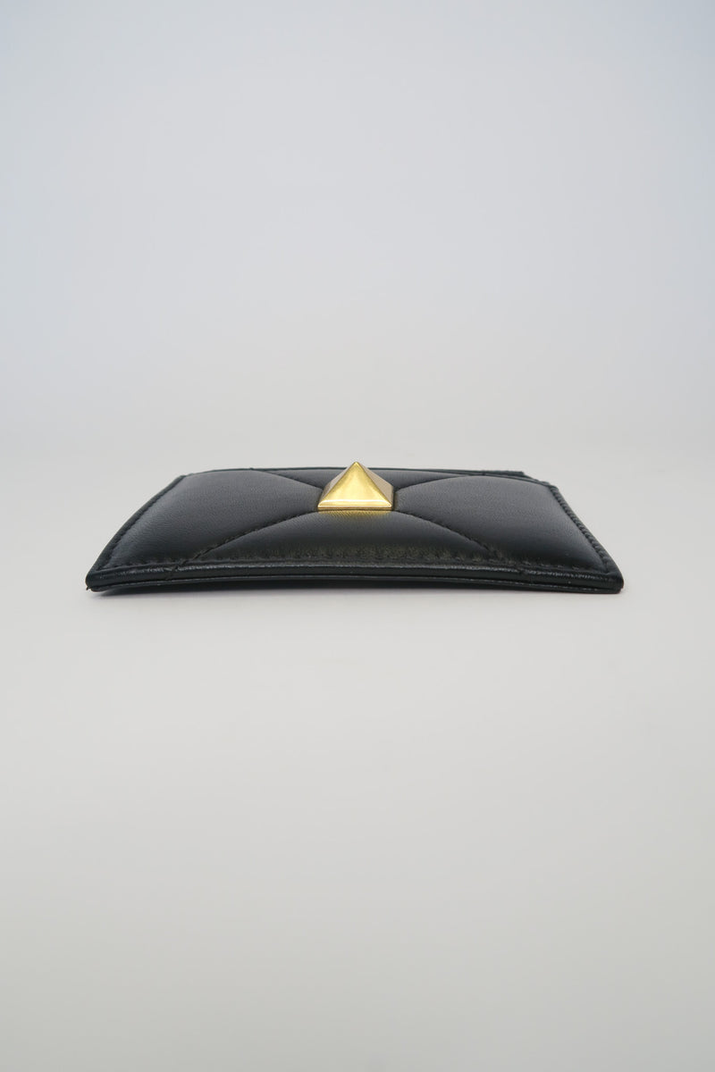 Valentino Roman Stud Coin Purse and Card Holder