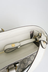 Gucci Soft GG Supreme Diaper Bag White