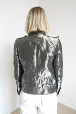 Balenciaga Metallic Jacket sz 38