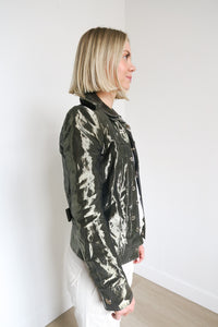 Balenciaga Metallic Jacket sz 38