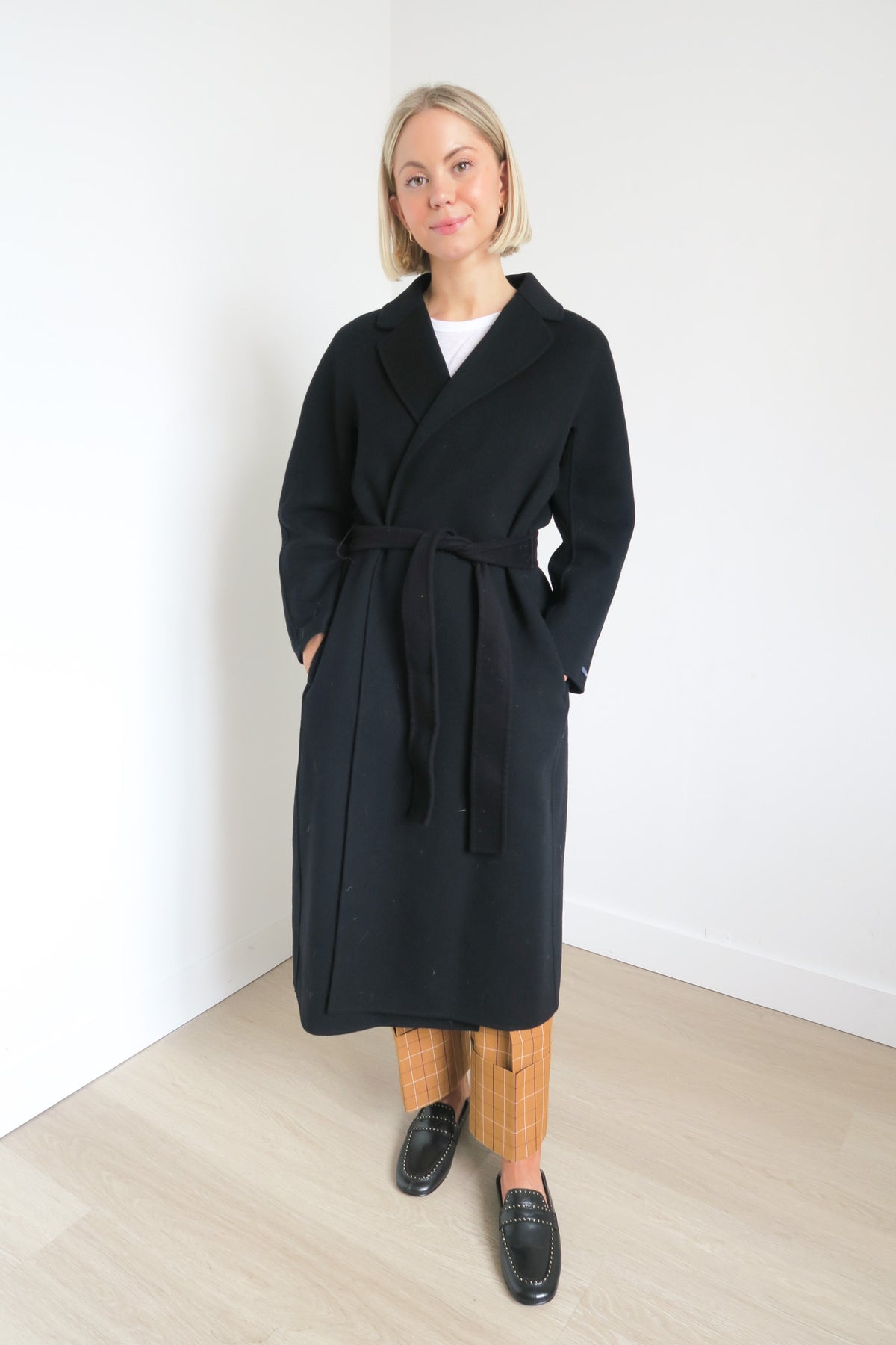 'S Max Mara Virgin Wool Coat sz 4