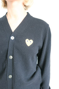 Comme des Garçons Play Wool Cardigan sz S