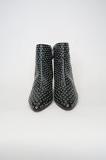 Alaïa Leather Studded Ankle Boots sz 37