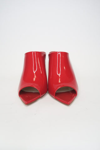 Gianvito Rossi Patent Leather Mules sz 38.5 - Designer Pumps at The Find Luxury Resale - Vancouver, Canada