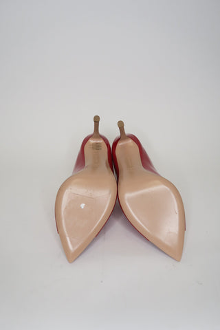 Gianvito Rossi Patent Leather Mules sz 38.5 - Designer Pumps at The Find Luxury Resale - Vancouver, Canada