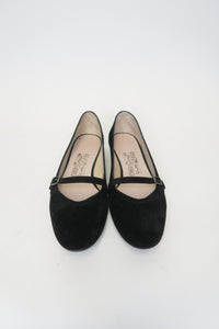 Salvatore Ferragamo Suede Mary Jane Flats sz 6.5