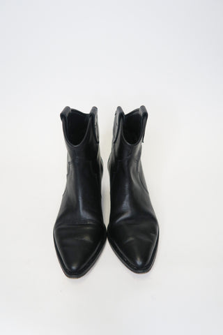 Isabel Marant Leather Western Boots sz 36 - Designer Boots at The Find Luxury Resale - Vancouver, Canada