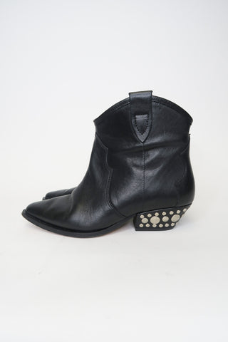 Isabel Marant Leather Western Boots sz 36 - Designer Boots at The Find Luxury Resale - Vancouver, Canada