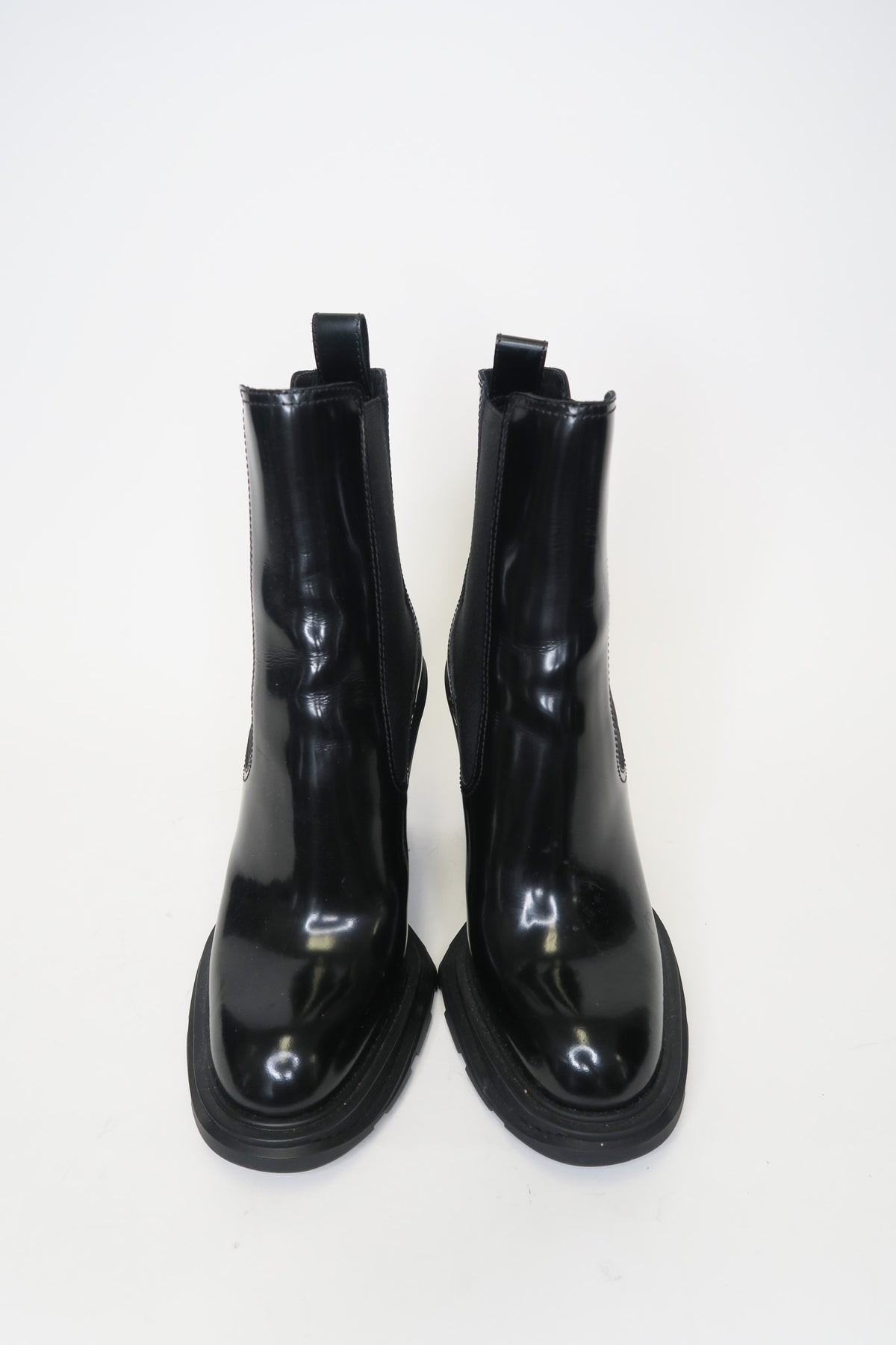 Alexander McQueen Leather Chelsea Boots sz 36