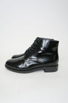 Celine Leather Ankle Lace-Up Boots sz 37.5