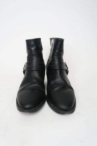 Golden Goose Leather Ankle Moto Boots sz 36 - Designer Boots at The Find Luxury Resale - Vancouver, Canada