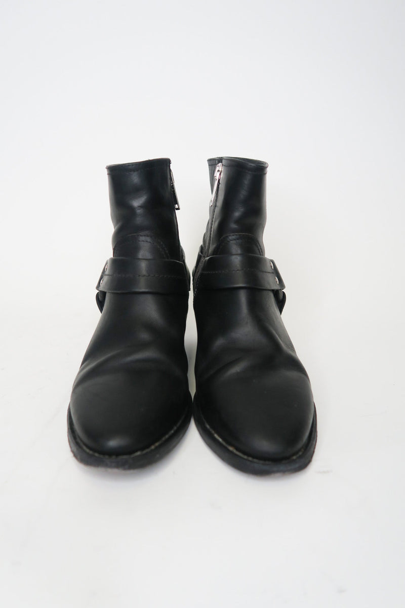 Golden Goose Leather Ankle Moto Boots sz 36