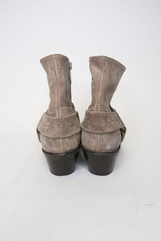 Golden Goose Suede Ankle Moto Boots sz 36 - Designer Boots at The Find Luxury Resale - Vancouver, Canada