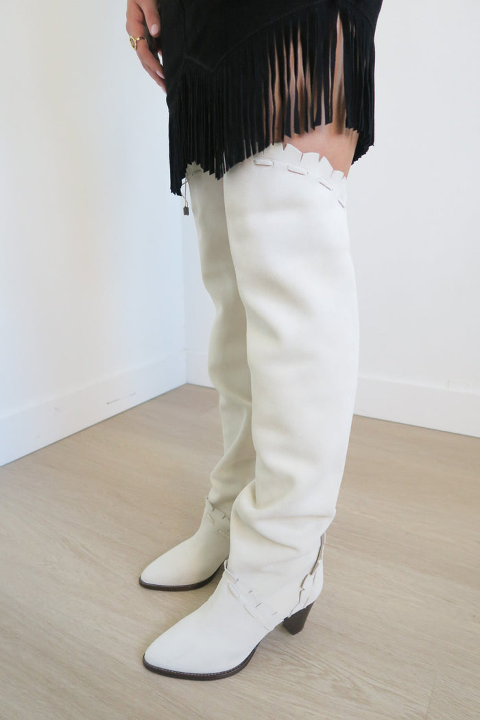 Isabel Marant Suede Knee-High Boots sz 37