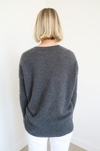 Theory Cashmere Crewneck Sweater sz P