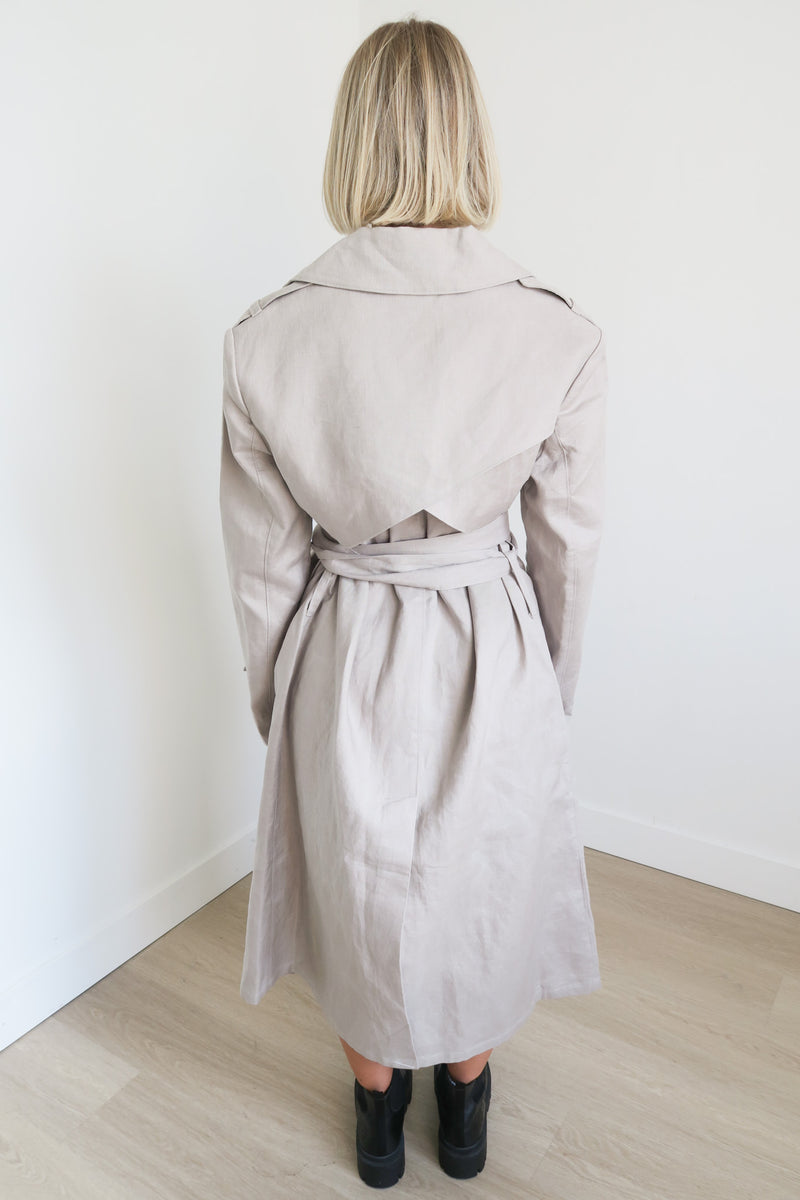 REMAIN Birger Christensen Trench Coat sz 6