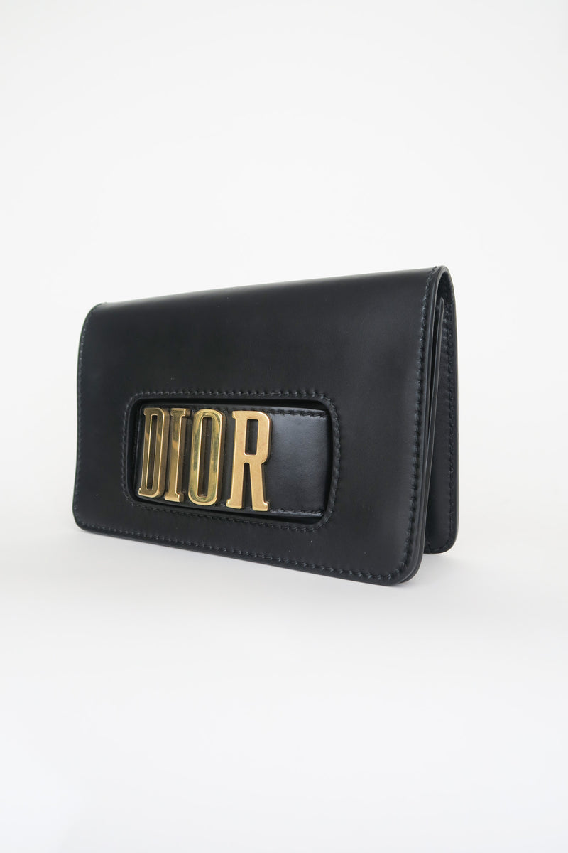 Dio(r)evolution Leather Clutch